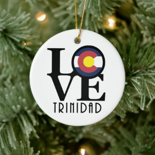 LOVE Trinidad Colorado Keramisch Ornament