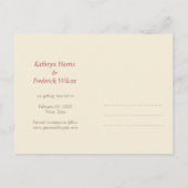 LOVE trouwringen custom save the date briefkaarten (Achterkant)