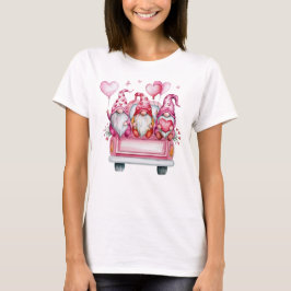 Love Truck Gnomes Valentijnsdag T-shirt