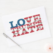 Love Trump Hate Sticker (Enveloppe)