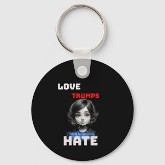 LOVE TRUMPS HATE - Anti Donald t-shirt Sleutelhanger