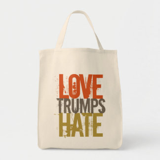 Love Trumps Hate Grocery Tas