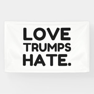 Love Trumps Hate Spandoek
