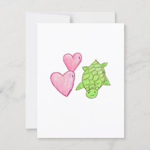 Love Turtle Briefkaart