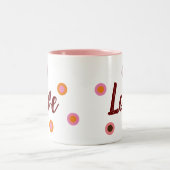 Love Tweekleurige Koffiemok (Center)