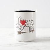 Love Twins - Mug à deux tons (15 oz) (Centre)