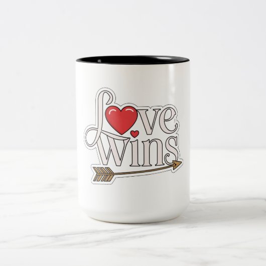 Love Twins - Mug à deux tons (15 oz) (Centre)