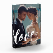 Love Typographie Photo et nom Bloc photo (Gauche)