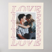 Love Typographie Poster de la Saint Valentin - Vio (Devant)