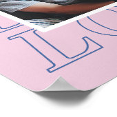 Love Typographie Valentine's Day Poster - Lavender (Coin)