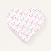 Love Typographie Valentine's Journal (Devant)