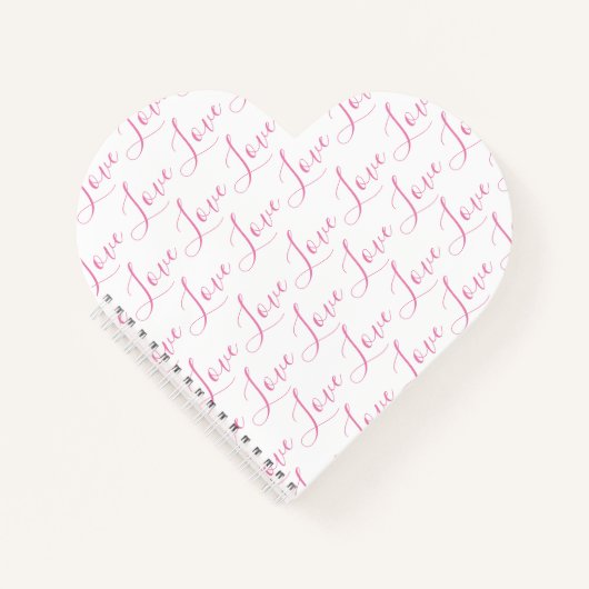 Love Typographie Valentine's Journal (Devant)