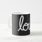 Love Typography Mug (Devant gauche)