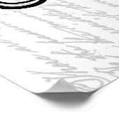 Love Typography Text Art Poster (Hoek)