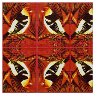Love U Tanager Fabric Stof