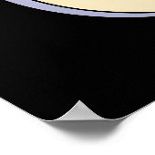 Love Uil Of Me Funny Bird Pun Dark BG Poster (Hoek)