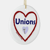 Love Unions Keramisch Ornament (Rechts)