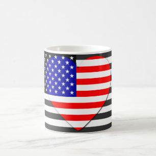 Love United States - Drapeau Vintage Mugs