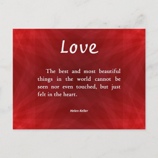 Love Unseen Briefkaart (Voorkant)