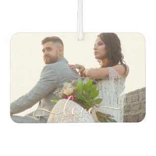 LOVE Upload Your Photo Car Air Freshener Luchtverfrisser