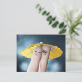 Love Valentijn Briefkaart (Staand voorkant)