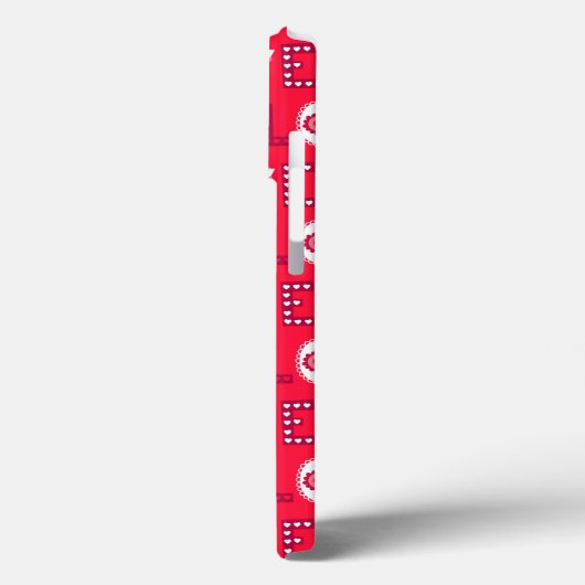 Love Valentijns Pattern Case-Mate iPhone Case (Achterkant / Links)