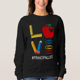 LOVE Valentijnsdag Apple Pencil Crayon Schattige P Trui