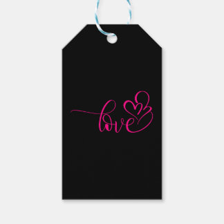 Love Valentijnsdag Cadeaulabel
