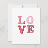 Love Valentijnsdag Card Feestdagenkaart (Voorkant)