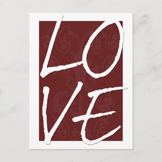 LOVE Valentine's Day Cartes postales (Devant)