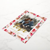 Love Valentine's Day Photo Carte de vacances (Rotation)