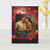 Love - Valentines infusées Carte de jour (Fleur jaune)