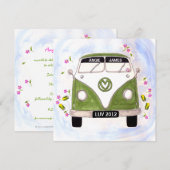 Love Van personalized trouwuitnodiging Kaart (Voorkant / Achterkant)
