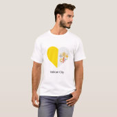 Love Vatican City T-shirt (Voorkant volledig)