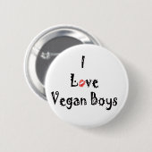 Love Vegans Button (Voorkant /achterkant)