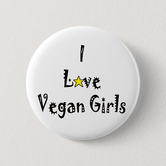 Love Vegans Button (Voorkant)