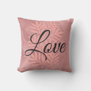 "Love" Verf geborsteld Slag Decorative Pillow Kussen