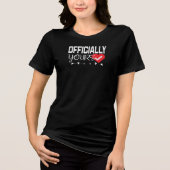 Love Verified Heart Checkmark  Tri-Blend Shirt (Voorkant)