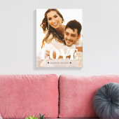 Love Verloving Photo Canvas Print (Insitu (Woonkamer))