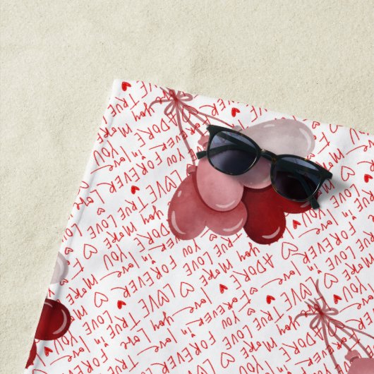 Love Vibes Beach Towel Strandlaken (In situ)