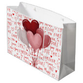 Love Vibes Large Gift Bag Groot Cadeauzakje (Achterkant Gekanteld)