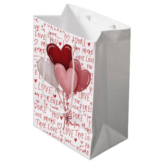 Love Vibes Medium Gift Bag Medium Cadeauzakje (Voorkant Gekanteld)