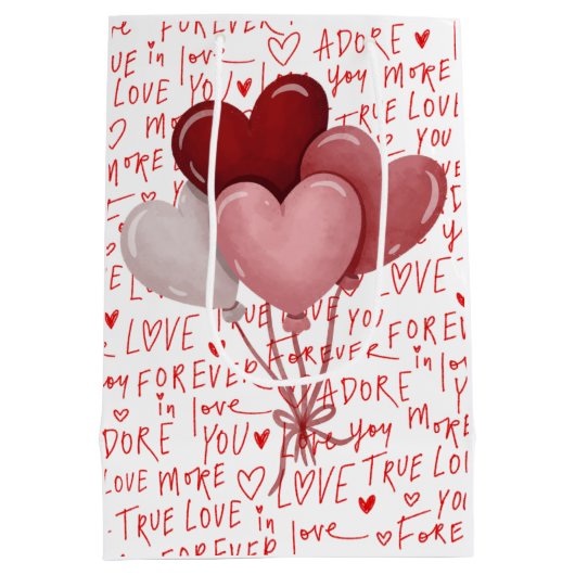 Love Vibes Medium Gift Bag Medium Cadeauzakje (Achterkant)