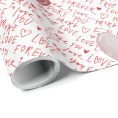 Love Vibes Wrapping Paper Cadeaupapier (Rol Hoek)