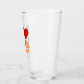 LOVE Vierkante belettering Ombre Rood & Geel Glas (Links)