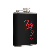 Love Vinyl Wrapped Flask Heupfles (Rechts)