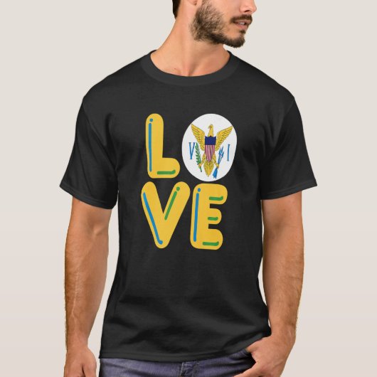 LOVE Virgin Islands T-shirt (Voorkant)