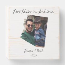 Love Vit En Arizona State Formé Photo Personnalisé