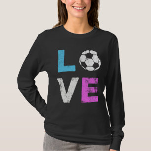 LOVE Voetbal Amerikaans Team Fan Gift T-shirt