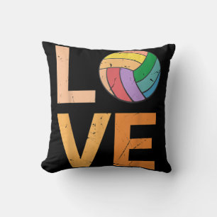 Love Volleyball Best Fun Birthday Cadeau for Girl Kussen